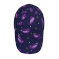 thumbnail image 4 of Balery Eggplant Baseball Cap For Women Men,Adjustable Size For Running Workouts And Outdoor Activities All Seasons, 4 of 9