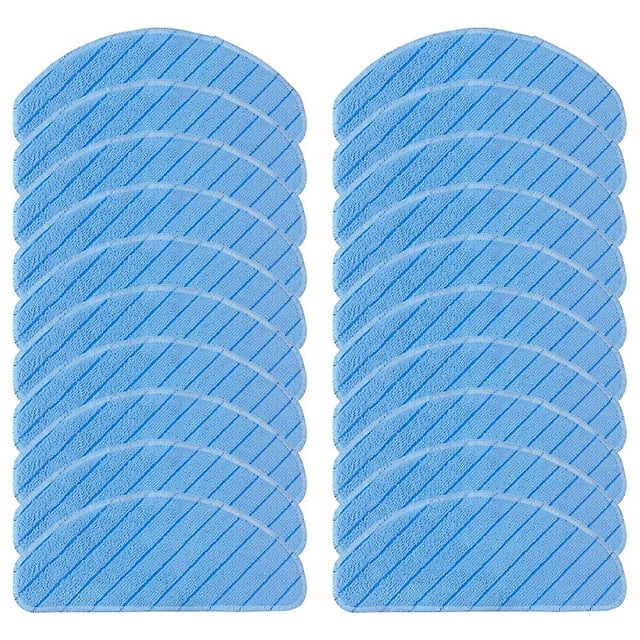 Reemplazo de robots de barrido 20 almohadillas lavables para fregar Ecovacs Deebot Ozmo T9 T9 Aivi