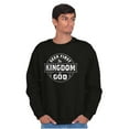 thumbnail image 5 of Seek Kingdom of God Christian Unisex Plus Size Sweatshirt Brisco Brands 5X, 5 of 6