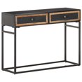 thumbnail image 1 of vidaXL Table Console 100x35x75 cm Bois de Manguier Massif, 1 of 4