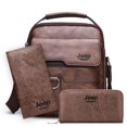 thumbnail image 2 of Bolso de hombre de negocios retro, bolso de hombro, bolso cruzado de gran capacidad para hombre, maletín portátil de moda, 2 of 6