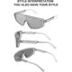 thumbnail image 2 of Retro One Piece Aviator Square Sunglasses Sport Siamese Shades Goggles For Men Women B2722, 2 of 5