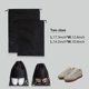 thumbnail image 2 of Bolsas de viaje para zapatos Vhermosa 18 Piezas transparentes a prueba de polvo negro, 2 of 6