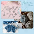 thumbnail image 2 of 1 Box 20pcs Crochet Themed Stitch Marker Charms Knitting Themed Charms Alloy Metal Silver Travel Journey Sewing Stitch Charm with Leverback Hook for Knitting Weaving DIY Accessories Silver, 2 of 3