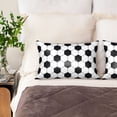 thumbnail image 4 of KLL Soccer Ball Pattern Silk Pillowcase for Hair and Skin Standard Size 20"X 30" Soft Breathable Pillow Covers for Sleeping, 4 of 8