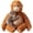 B 33CM 1PC, variant on Punch Monkey Plush Toy, Orangutan Stuffed Animal with Monkey, Orangutan Plush Stuffed Animal, Plush Chimpanzee Interactive Toys