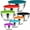 Multicolor, variant on Vesteel 7 PCS Stainless Steel Mixing Bowls, Metal Nesting Salad Bowls with Lids, 4.5/3.5/3/2.5/1.5/1.2/0.7 QT - Blue