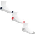 thumbnail image 2 of Fruit Of The Loom Boys 6 Pack Ankle Socks, M, Assorted 2, 2 of 3