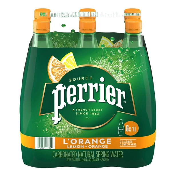Perrier L'Orange Sparkling Water 6pk 500ml Btl – BevMo!