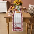 thumbnail image 2 of Valentine's Day Table Runner 70 Inches Long Farmhouse Dress Scarves, Vintage Red Truck Love Heart Roses Romantic Dining Tablerunner for Coffee Table/Kitchen Island/Party Décor, 13" x 70", 2 of 8