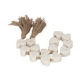 thumbnail image 6 of Elegant Beads Ornament Strand for Home, Bathroom and Room Decor - Marble Stone Tassel Accent for Office, Shelf or Coffee Table Display - Garland Styling for Living Room Interior - 1", White, 6 of 10