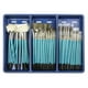 Royal Brush Économie Poignée en Céramique Peinture Pinceau Salle de Classe Pack, Taille Assortie, Bleu, Lot de 72 – image 1 sur 1