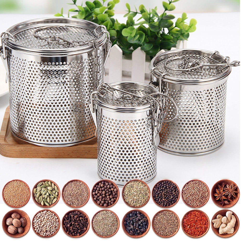 Stainless Steel Tea Strainer Infuser Sugar Flour Dispenser Sifter Wire  Coffee Herb Spice Filter Diffuser Powdered For Baking