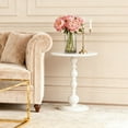 thumbnail image 5 of PinkSheep Small Round Side Table, Coffee End Table Drink Table Sofa Table Tray Table for Living Room Bedroom, White, 5 of 9