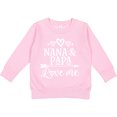 thumbnail image 2 of Inktastic Nana Papa Love Me Grandkids Toddler Sweatshirt, 2 of 4