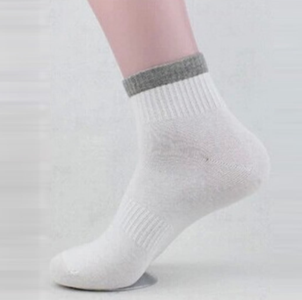 12 Pairs Mens Non Elastic 100% Pure Cotton Socks Comfort Soft Grip Diabetic 6-11 