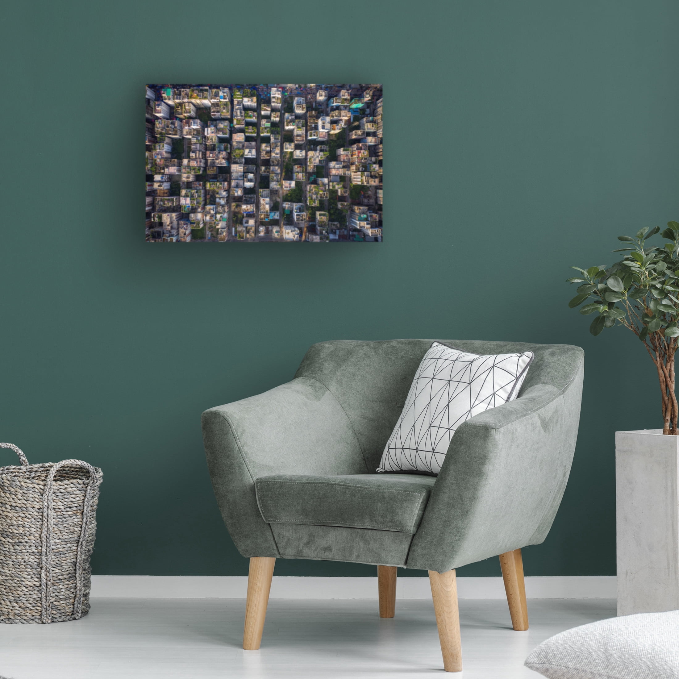 Trademark Fine Art Azim Khan Ronnie Rooftop Canvas Wall Art