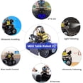 thumbnail image 4 of KEYESTUDIO Mini Tank Robot V2 Smart Car Kit for Arduino, IR Infrared and App Remote Control (iOS and Android), Light and Ultrasonic Follow, 8X16 LED Panel, Ultrasonic Ob, 4 of 7