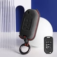 thumbnail image 3 of Car Key Fob Cover Case Protector Alcantara Car Key Fob Case Cover Bag For Honda Accord Insight Civic Odyssey CR-V, 3 of 9