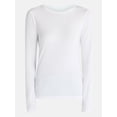 thumbnail image 5 of No Boundaries Crewneck Tee with Long Sleeves, Women's XXS-XXL, 5 of 5