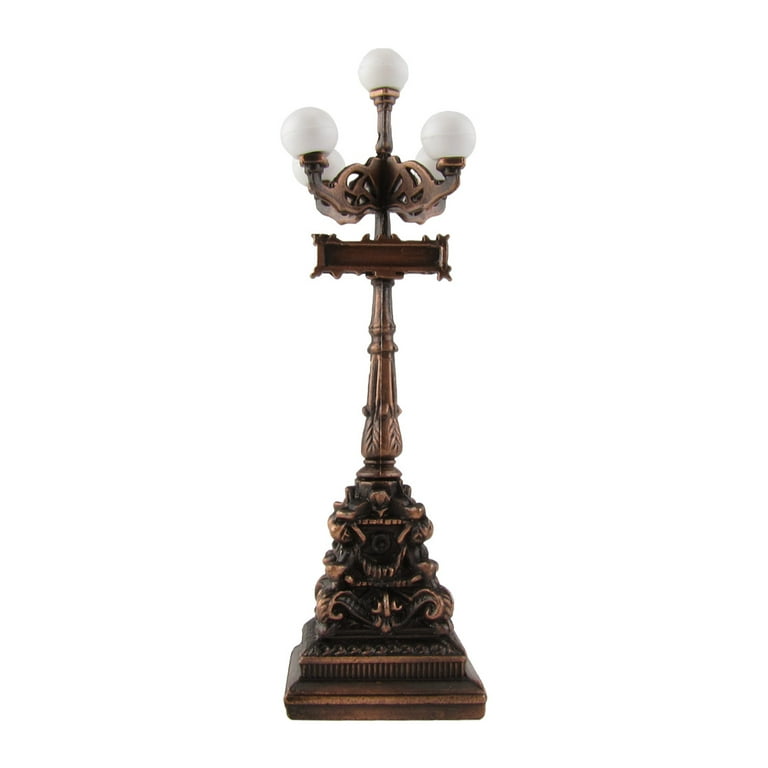 1:24 Scale Model Miniature Metal Lamp Post Diorama Accessory 1:24 Scale Model Miniature Metal Lamp Post Diorama Accessory