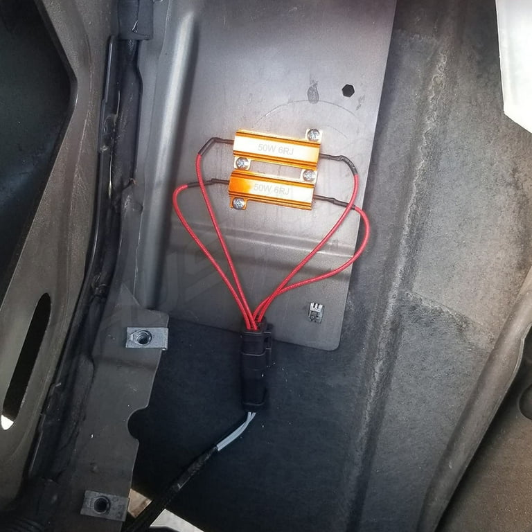 3157 Load Resistor Syneticusa 3157 LED Load Resistor - Fix Hyper Flash Error For Turn Signals, 1 Year Warranty Syneticusa Load Resistor - Foto 2