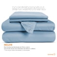 thumbnail image 4 of Juego de Funda para Edredon Duvet Dreamlab, Tamaño Matrimonial, Color Azul Mezclilla, 3 Piezas, 4 of 9