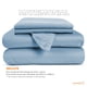 thumbnail image 4 of Juego de Funda para Edredon Duvet Dreamlab, Tamaño Matrimonial, Color Azul Mezclilla, 3 Piezas, 4 of 9