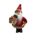 thumbnail image 4 of Decoración colgante para de Navidad, muñeco de Papá Noel con cordón, forma novedosa, altura cómoda de 19cm para decoración navideña, elegante Estilo A, 4 of 8