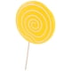 thumbnail image 2 of EeaseMX Modelo de simulación de piruleta con temática de comida, accesorio fotográfico, decoración para niños (amarillo), 2 of 8