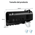 thumbnail image 4 of Porta Cepillos Dispensador De Pasta Antibaterial Recargable Modelo Negro, 4 of 4
