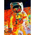 thumbnail image 4 of Stephen Chambers 25x32 Gold Ornate Wood Framed With Double Matting Wall Art Titled - Buzz Moon 10, 4 of 6