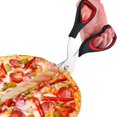 thumbnail image 2 of Professional Pizza Scissors, Stainless Steel Pizza Cutting Machine, 27cm Large Pizza Knife, Separable Multi functional Kitchen Scissors, Dishwasher Safety, 2 of 5
