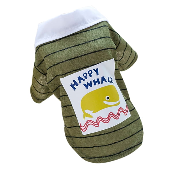 2 colores de para mass ropa para perros disfraces para perros suave camiseta informal para perros S verde Sunnimix Perro de verano sobre la capa