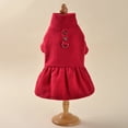thumbnail image 6 of Dujiujun Pet Dress Comfortable Dogs Winter Warm Clothes Fashionable Cats Pullover Skirt with Traction Ring Pet Supplies, 6 of 7