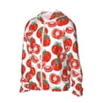 thumbnail image 2 of Fotbe Hand Drawn Tomatoes Men's Women's UPF 50+ Sun Protection Jacket Hooded Cooling Shirt with Pockets Hiking Outdoor Performance-3X-Large, 2 of 9