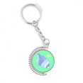 thumbnail image 1 of whelk conch pattern phonation rotatable keyholder disc accessories chain clip, 1 of 3
