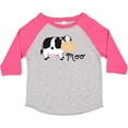 thumbnail image 3 of Inktastic Moo Says the Cow Boys or Girls Toddler T-Shirt, 3 of 5