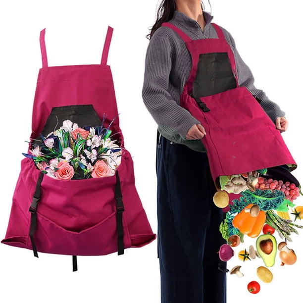 Cosecha Recolección Delantal Jardinería Con Bolsillos Liberación Rápida para La Mujeres Y Hombres
