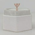 thumbnail image 7 of SOLITAIRE JEWELS 2.50Ct Radiant Moissanite Diamond Engagement Ring 14K Rose Gold With Tapered Side Moissanite, 7 of 7