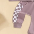 thumbnail image 7 of mgoYE Baby Girl Clothes 3 Months Ruffle Romper Toddler Girl Floral Cotton Pant Sets Girls Clothing Outfit(Purple,12-18 Months), 7 of 7
