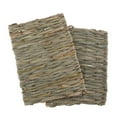 thumbnail image 1 of 2x Natural s for Rabbits Grass Mat Rabbit Hay Feeder Guinea Mat Toy, 1 of 8