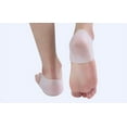 thumbnail image 4 of Heel Protectors, 2 Pairs Heel Cushion, Gel Heel Pads Great for Plantar Fasciitis, Heel Pain Relief, Heel Support, Heal Dry Cracked Heels, for Men and Women, 4 of 7