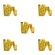 thumbnail image 3 of Cateissary Costura cinta métrica escala clara tela cuerpo regla métrica costura longitud cintura pecho medida centímetro metro amarillo Amarillo 5piezas Cateissary CBP217151, 3 of 4