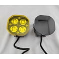 thumbnail image 1 of Lámpara de trabajo universal con forma de trébol de cuatro hojas y sombreado negro para coche, 3 pulgadas, 40 W, cuadrada, 4 LED, cubierta de superficie, foco para vehículo todoterreno, 1 of 8