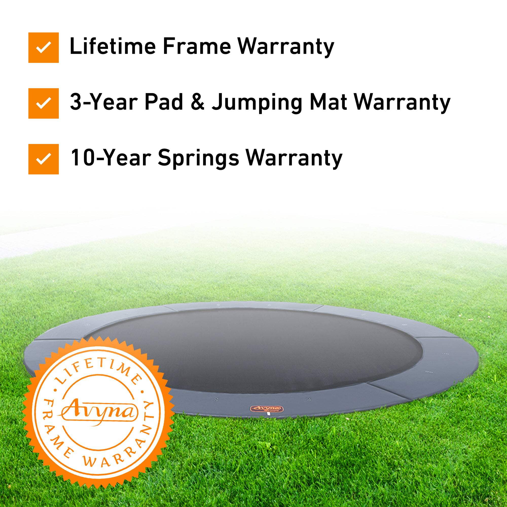 12' Round Pro-Line Avyna In-ground Trampoline
