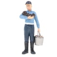 thumbnail image 2 of Figura de simulación de granjero de juguete realista con animales domésticos, regalo para niños, 2 of 8