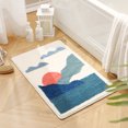 thumbnail image 1 of Jinsinto 1pc Lovely Non-Slip Bath Mat, Soft Bathroom Rug, Water Absorbent, Machine Washable, Shower Mat, 50x80 cm, 1 of 5