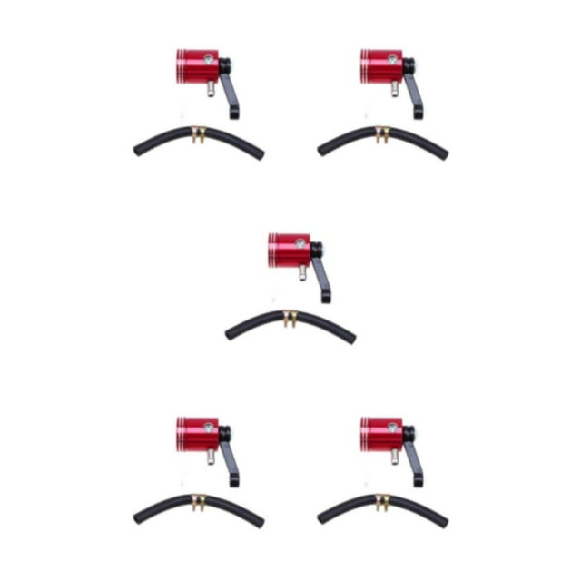 Maytalsory Réservoir de Fluide Durable pour Fluide d'Huile - Universel et Élégant Ensemble d'Aérographe Durable et Longue Durée Rouge 5ensemble