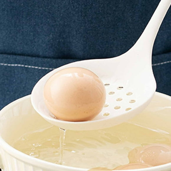 Qiopertar Vente de liquidation Spatule Antiadhésive Spatule Ménage Haute Température Friture Fuite Cuillère De Qualité Alimentaire Batterie De Cuisine Ensembles